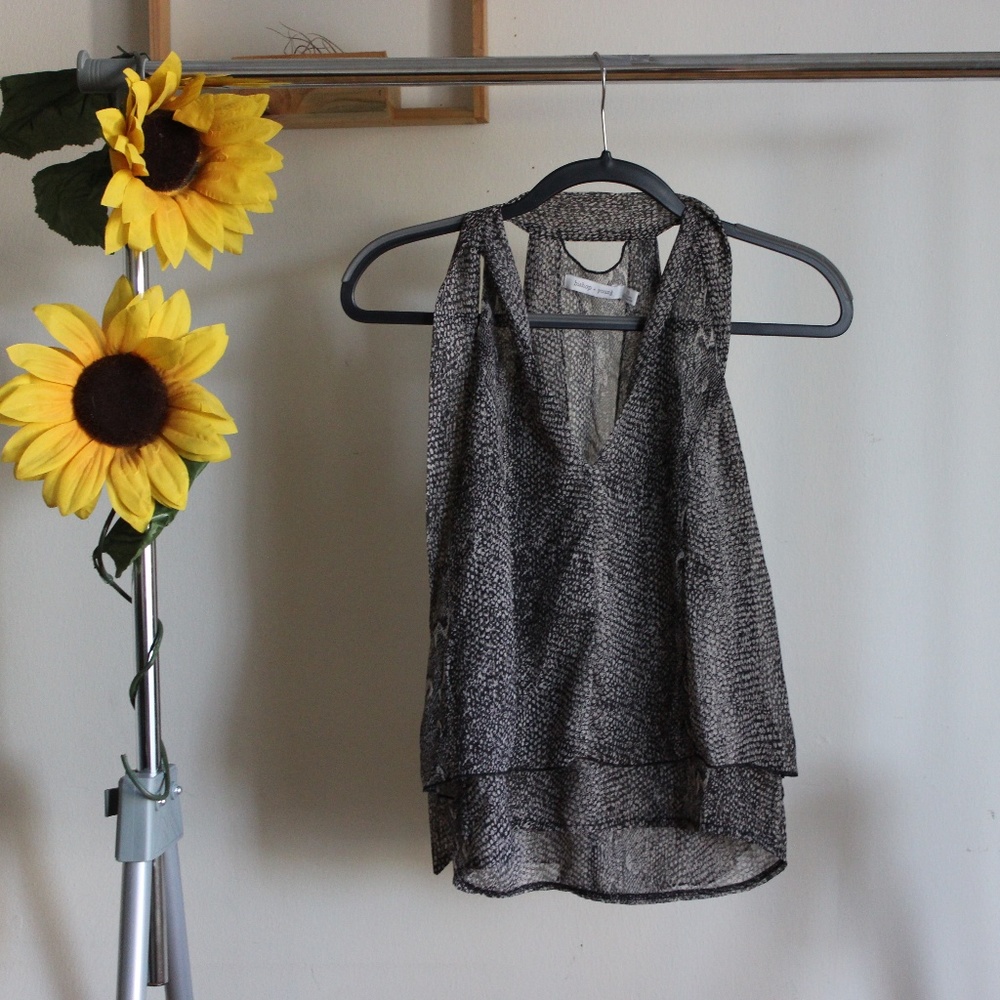 Bishop + Young Tie Neck Tank Top